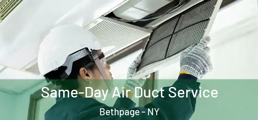 Same-Day Air Duct Service Bethpage - NY